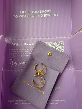 Melinda Maria Hoop Earrings